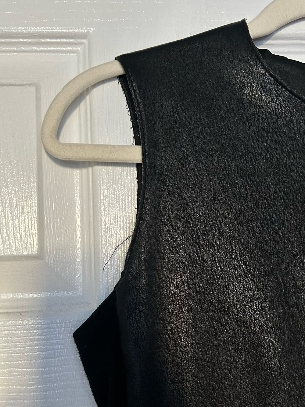 Vince Genuine Leather Sheath Dress - Picture 6 of 11